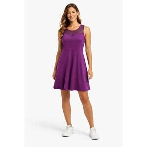 Women’s XXL Purple Sport Dress Sleeveless Tennis Golf Athleisure Flowy
